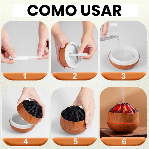 FireZen™ - Humidificador de Fogata